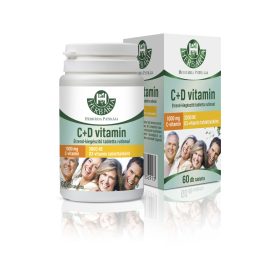 Herbária C-vitamin 1000 mg + D3-vitamin 3000NE 60 db