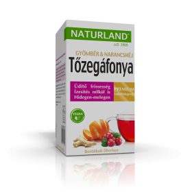   Naturland Tőzegáfonya & Gyömbér & Narancshéj gyümölcstea 20x2 g