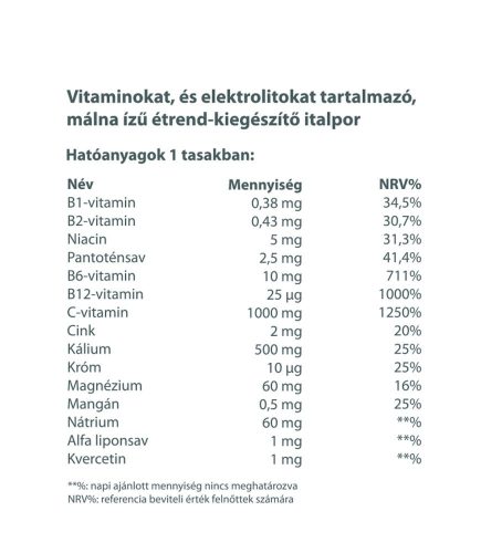 Vitaking VitaDrink elektrolit italpor vitaminokkal 10 db
