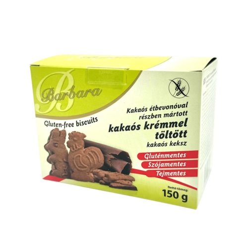 Barbara Kakaókrémmel töltött csokitalpas keksz 150 g