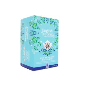   English Tea Shop Bio Fehér Tea Áfonyával és Bodzával 20 db