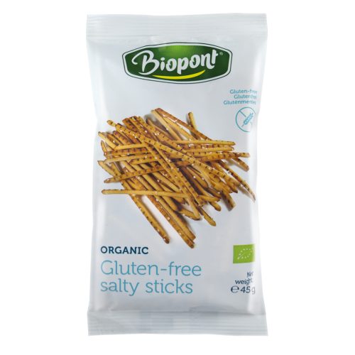 Biopont Bio Gluténmentes Sóspálcika (Dekor-sós) 45 g