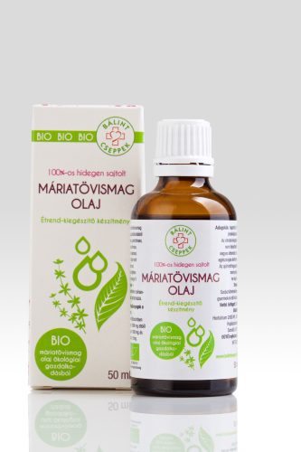 Bálint Cseppek 100%-os hidegen sajtolt Bio Máriatövismagolaj 50 ml