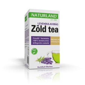 Naturland Prémium Zöld tea (Levendulavirág) 20x1,5 g