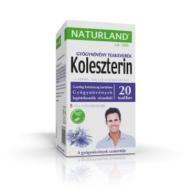 Naturland Koleszterin gyógynövény teakeverék 20x2 g