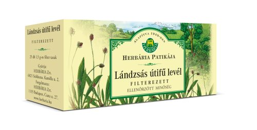 Herbária filterezett ládzsás útifű levél tea 25x1,5 g