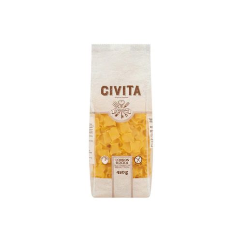 Civita Gluténmentes tészta (Fodros kocka) 450 g