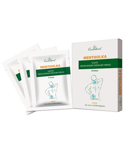 Cannaderm Mentholka hűsítő tapasz 3 db