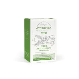 Györgytea Fehér akácvirágos reflux-teakeverék 50 g