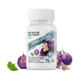   Natur Tanya szerves szőlőmag + ginkgo tabletta 70 db – kettős antioxidáns