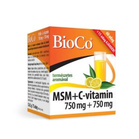 BioCo MSM 750 mg + C-vitamin 750 mg italpor 60 db