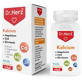 Dr. Herz Kalcium + Magnézium + Cink + D3-vitamin 90 db