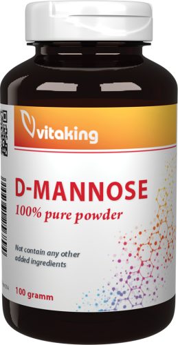Vitaking D-mannóz por 100 g – 100% tiszta húgyúti támogatás