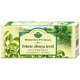 Herbária Filterezett Fekete Áfonyalevél tea 25x1,2 g