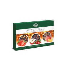   Herbária Kedvenc Teáim Gyümölcs ízű szálas teaválogatás valódi gyümölccsel 3x50 g