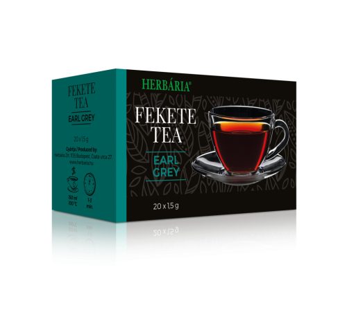 Herbária fekete tea 20x1,5 g (Earl grey)