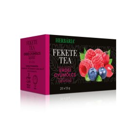 Herbária fekete tea 20x1,5 g (Erdei gyümölcs)
