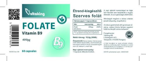 Vitaking Folát 400µg 60 db