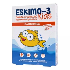 Eskimo-3 Kids omega-3 rágótabletta 27 db
