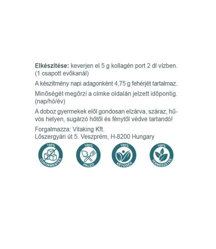 Vitaking Halkollagén (Natúr) 150 g