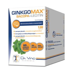 GinkgoMAX+Bacopa+Lecitin lágyzselatin kapszula 120 db