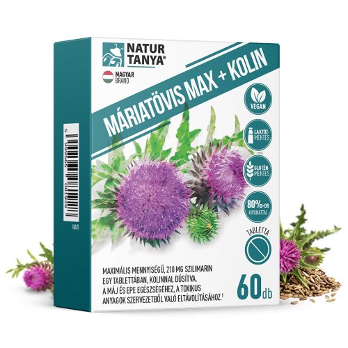 Natur Tanya máriatövis max + kolin tabletta 60 db