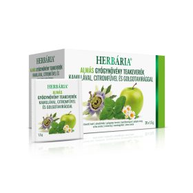   Herbária Almás gyógynövény teakeverék kamillával, citromfűvel és golgotavirággal 20x1,5 g