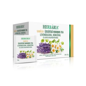   Herbária Vanília ízesítésű rooibos tea levendulával, komlóval és egyéb gyógynövényekkel 20x1,5 g