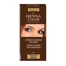   Venita Henna Color Szemöldök és szempilla krémfesték (Világosbarna) 15 g