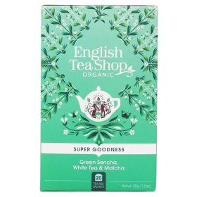   English Tea Shop Bio Zöld Sencha, Fehér és Matcha Tea 20 db