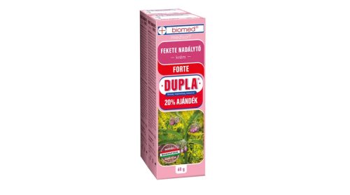 Biomed Fekete nadálytő krém forte Dupla 2x60 g