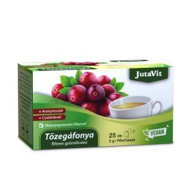   Jutavit Tőzegáfonya + Aranyvessző + Csalánlevél filteres gyümölcstea 25 db