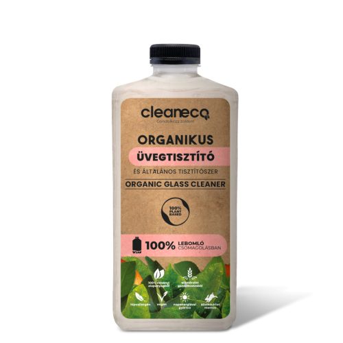 Cleaneco organikus üvegtisztító és általános tisztítószer 1L