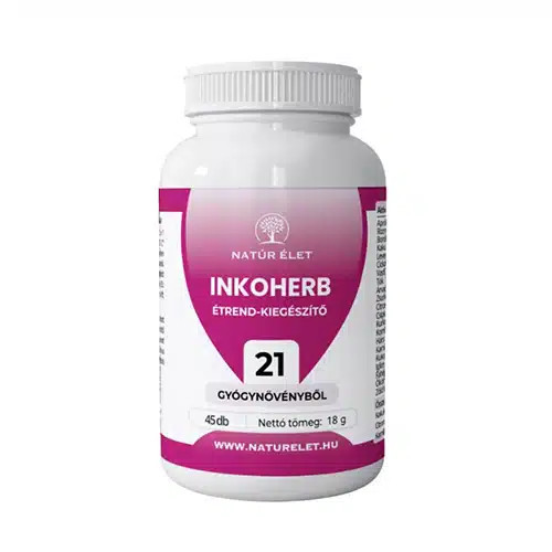 Inkoherb gyógynövény kapszula 45 db | természetes húgyúti támogatás