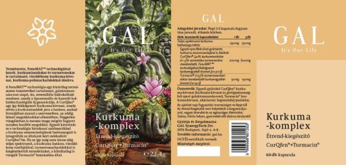 GAL Kurkuma-komplex kapszula 60 db