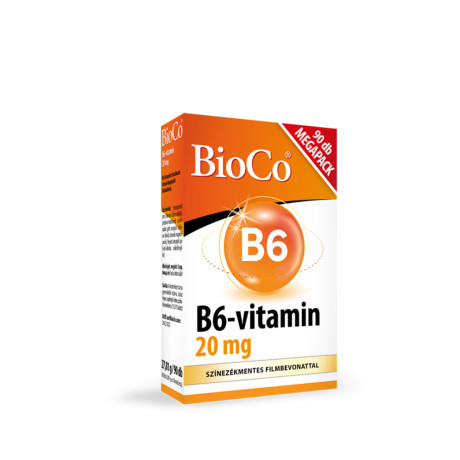 BioCo B6-vitamin 20 mg Megapack 90 db