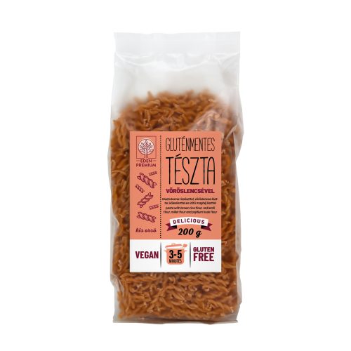 Eden Premium gluténmentes tészta vöröslencsével (kis orsó) 200 g