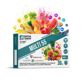 Natur Tanya MULTI 55 multivitamin filmtabletta 30 db