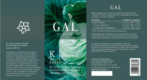 GAL K-komplex Forte cseppek 20 ml
