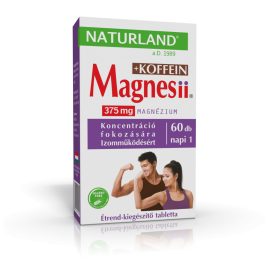 Naturland Magnesii + Koffein tabletta 60 db