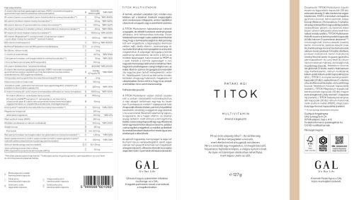 GAL TITOK Multivitamin 127 g