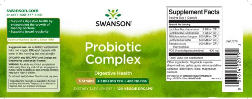 Swanson Probiotikum Komplex 120 db