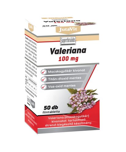 Jutavit Valeriana filmtabletta 100 mg 50+10 db