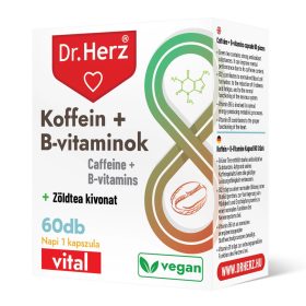Dr. Herz Koffein + B-vitaminok 60 db