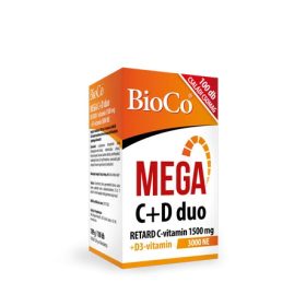   BioCo Mega C+D Duo Retard C-vitamin 1500 mg + D3-vitamin 3000 NE filmtabletta 100 db