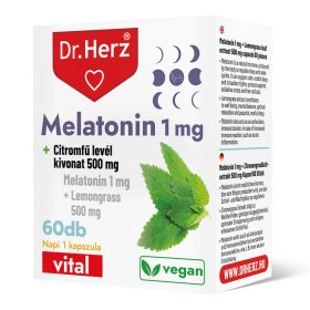Dr. Herz Melatonin 1 mg + Citromfű 500 mg 60 db