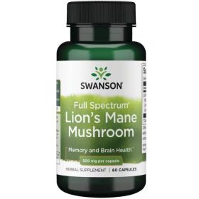 Swanson Süngomba (Lion's Mane) kapszula 500 mg 60 db