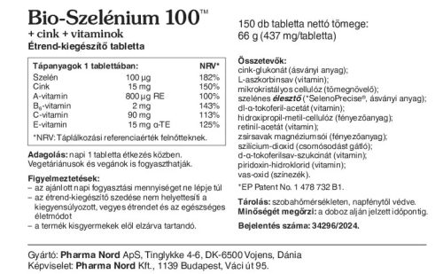 Bio-Szelénium+Cink+Vitaminok 150 db