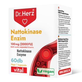 Dr. Herz Nattokinase enzim 100 mg (2000 FU) 60 db