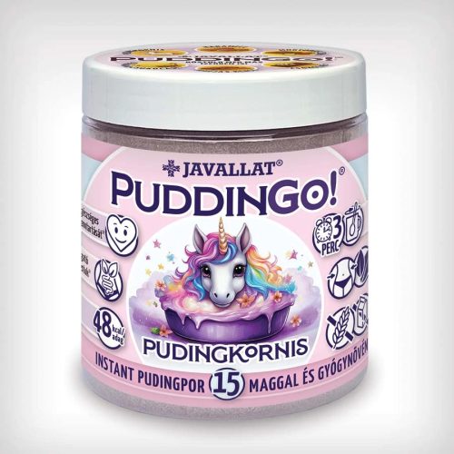Javallat PuddinGo! - Pudingkornis Instant Pudingpor (Erdei gyümölcs) 300 g